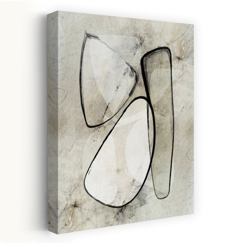 Art contemporain abstrait géométrique contemporain, H 24 po x l 16 po