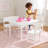 Nantucket Kids 4 Piece Play Or Activity Table and Chair Set-9713023