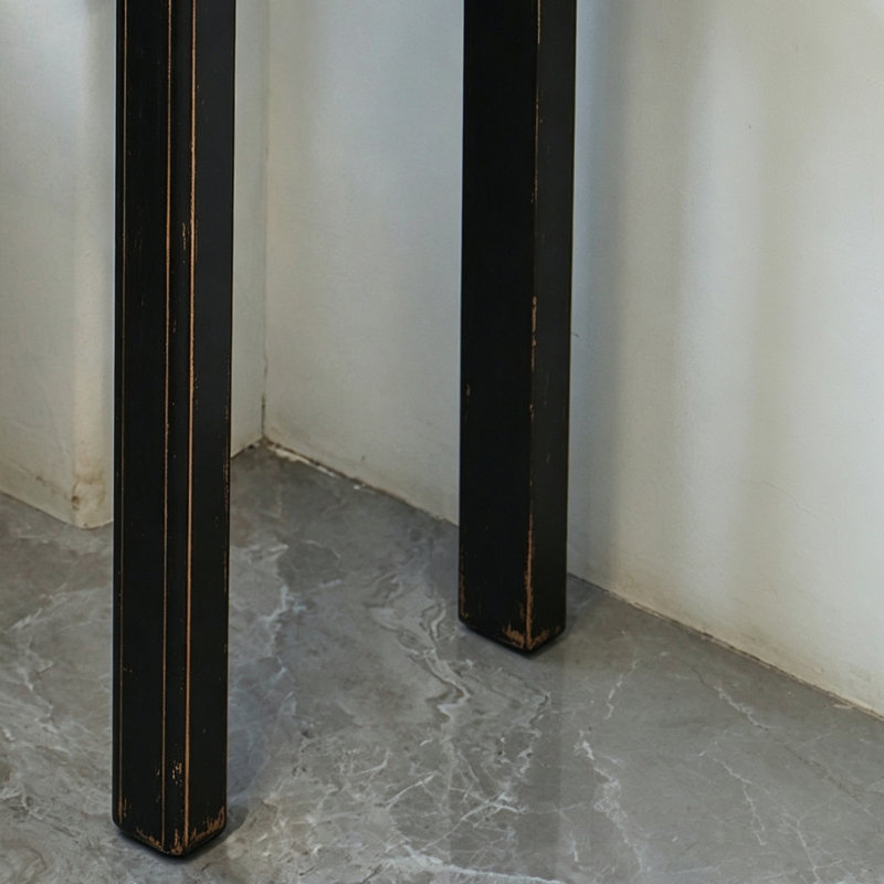 Chinese‑Style Black Lacquer Console Table