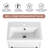 18'' Single Bathroom Vanity with Ceramic Top-1350488193