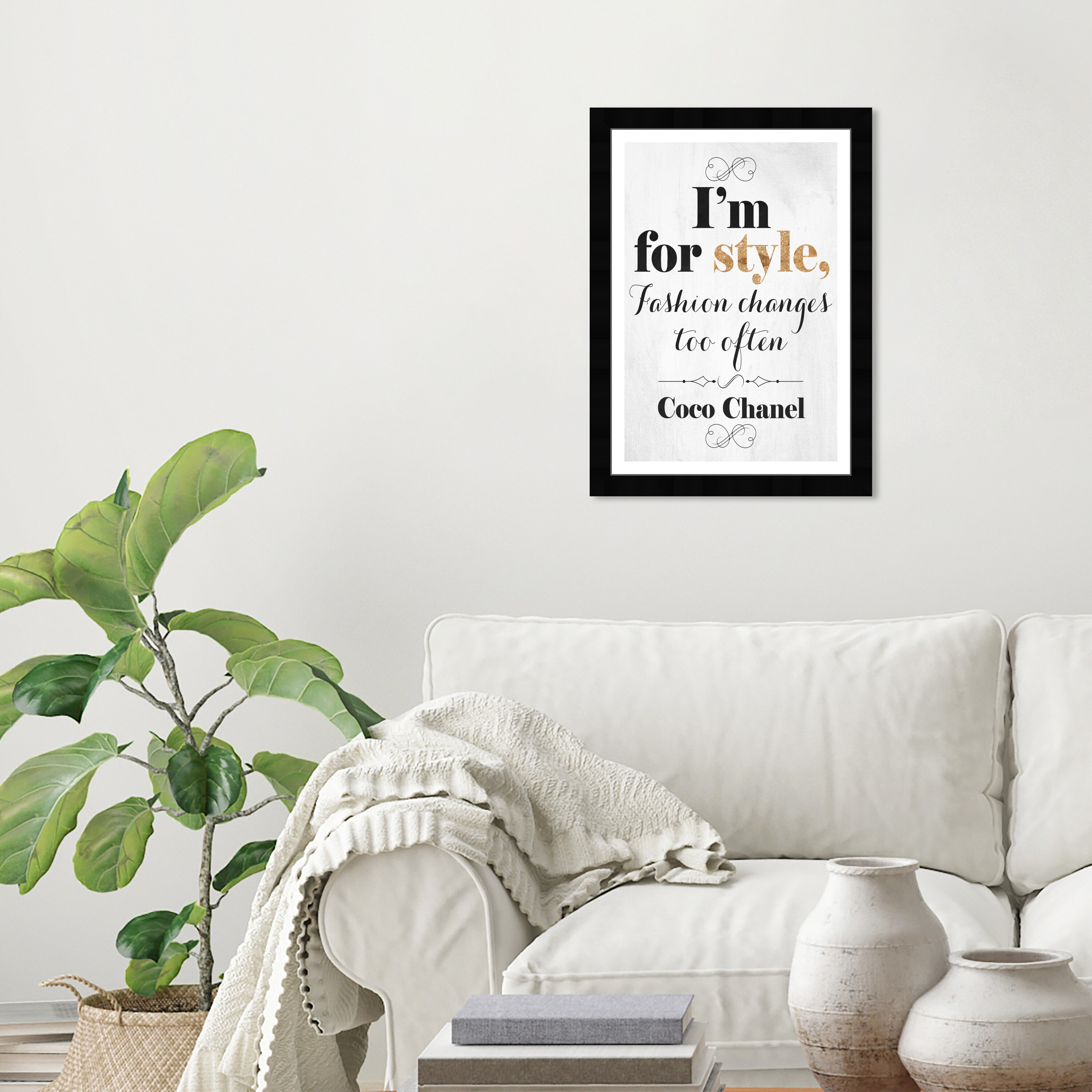 House of Hampton® Typography And Quotes I Like Style Fashion Quotes And  Sayings Framed On Paper Print