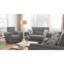 Causeuse convertible avec rangement en polyester gris Primenest Collection Nimbusflow-1369214785