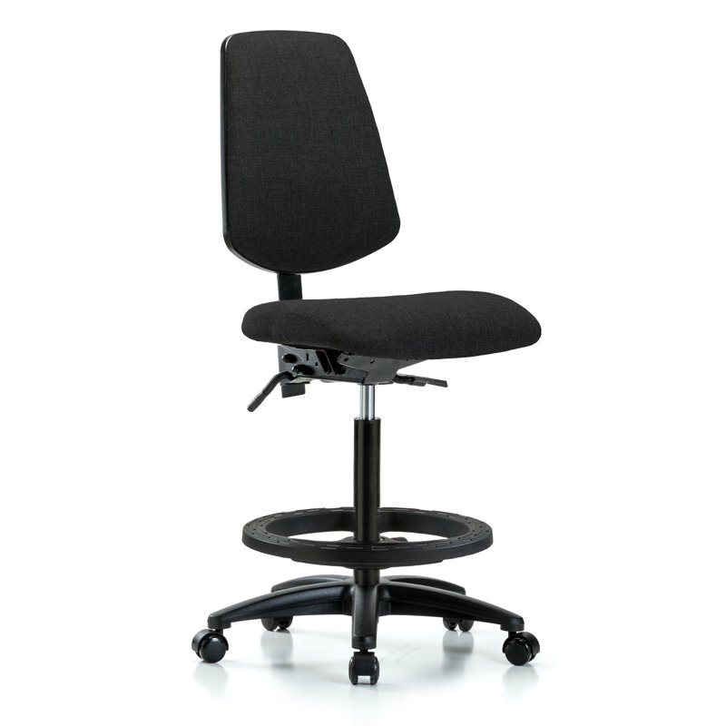 Chaise en tissu - FHBCH no Tilt, Roulettes, Noir