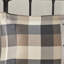 Housse de couette à chevrons King/King avec taies d'oreiller et oreillers assortis, style cabine