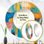 Sellie - Abstract Collages Round Mirror Wall Decor-774873533