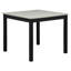 Ensemble de salle à manger 5 pièces avec plateau de table effet béton, ensemble de table de salle à manger en bois moderne, ensemble de 4 chaises de table de cuisine en bois massif