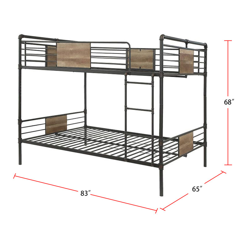 Tucker Kids Queen Over Queen Bunk Bed