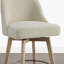 Tabouret de comptoir pivotant rembourré-1226042876