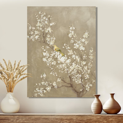 « white cerise fleur iii », reproduction d’art sur toile