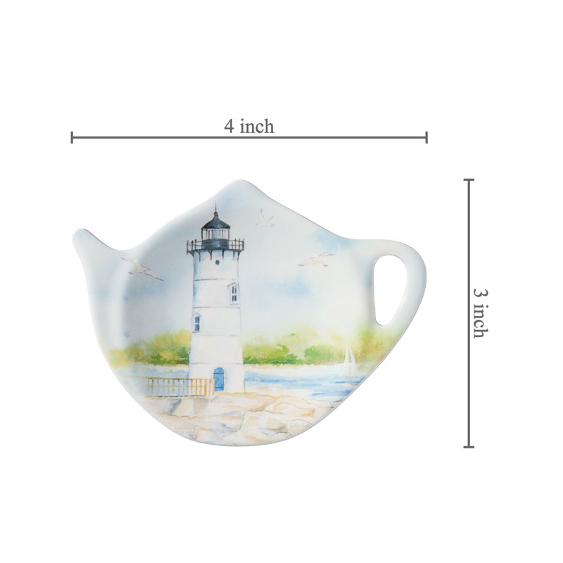 Set of 8 Teabag Holder Lighthouse