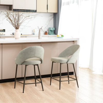 Bana Upholstered Bar & Counter Stool