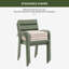 Fauteuil de patio empilable avec coussin Fiskeville-2069686929
