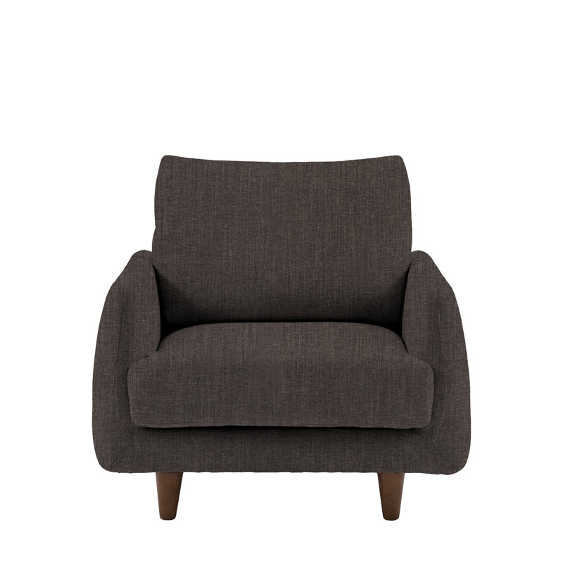Upholstered Armchair, Brown