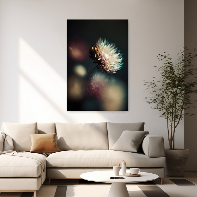 Untitled Abstract Modern Flower Wall Art Print, 152.4cm H x 101.6cm W
