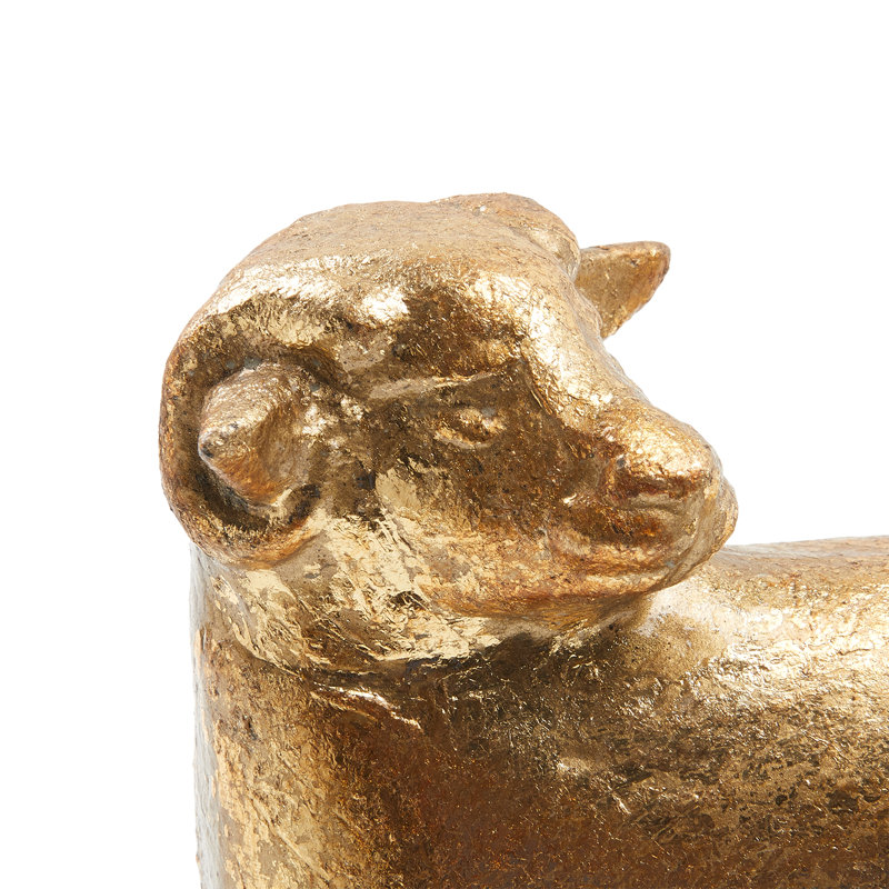 Sheep Bookends (Pair), Gold
