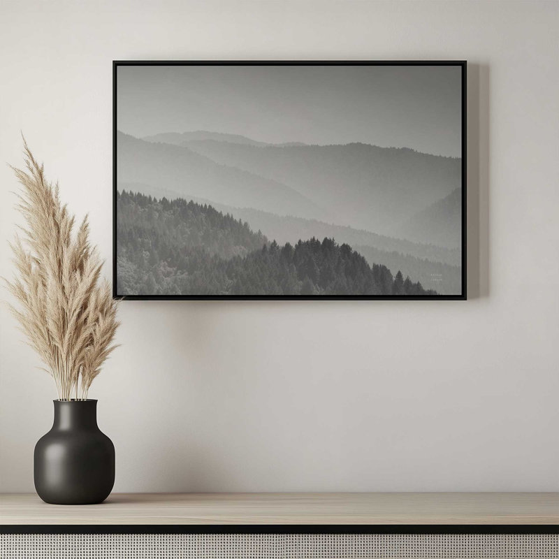 «Deep in the Lost Coast» par Nathan Larson, reproduction d'art, 18 W x 12 H, Tanné, Framed Canvas