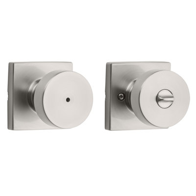 Bouton de porte d'intimité avec rosette rectangulaire Cambie