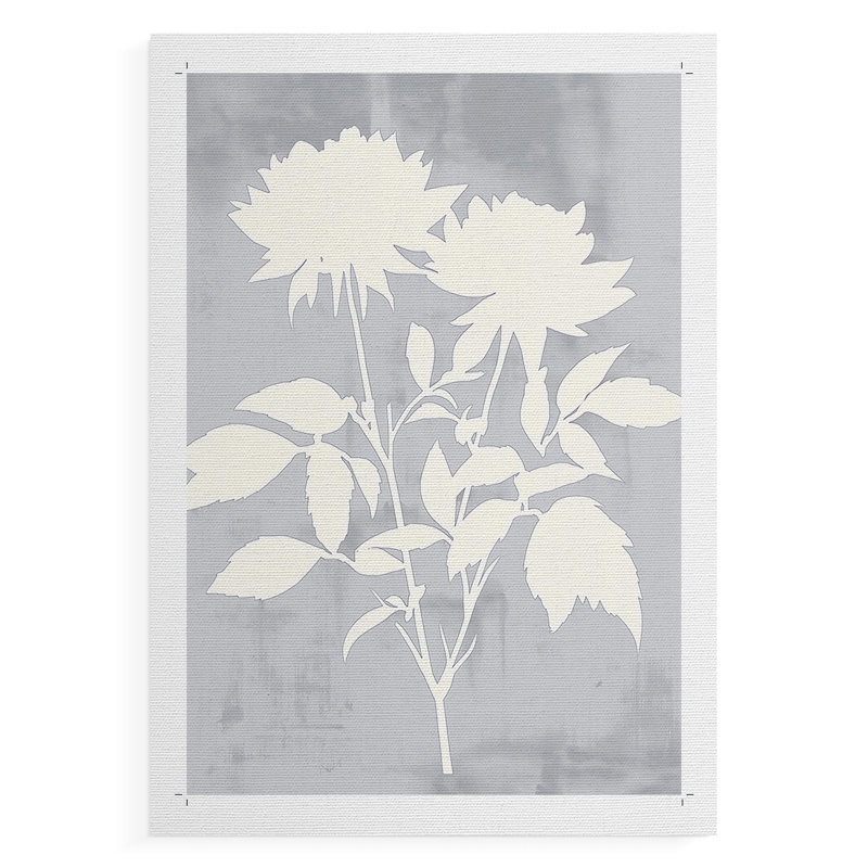 FLORAL Series DL XXXVII - Impression sur toile seulement - NON CADRE, H 60 po x l 40 po