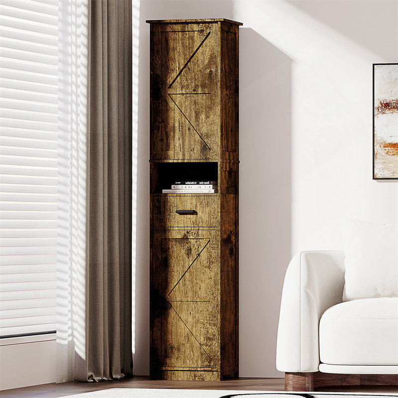 Armoire de salle de bain polyvalente avec options de rangement avancées pour une organisation optimale, Rétro