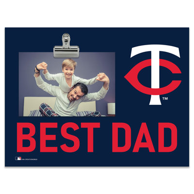 Minnesota Twins Bright Line - Best Dad Clip Frame