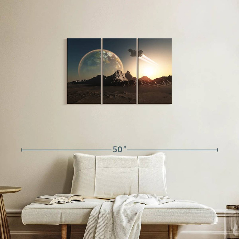 Kelan Spacecraft, 20" H x 33" W