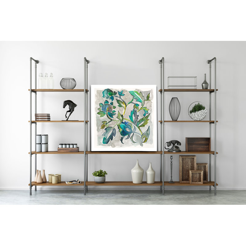 « saphir vine ii », peinture, H 10 po x l 10 po x P 1,5 po, Toile tendue