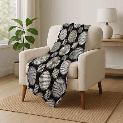 Addison Machine Washable Sherpa ASB900 Geometric Throw Blanket