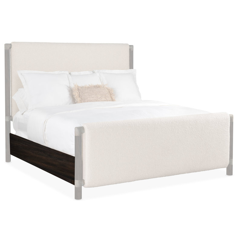 Retreat Upholstered Queen Bed, Brown/Beige