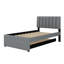 Lit plateforme tapissier avec lit gigogne-69841875