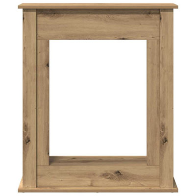 Fireplace Surround 75x87.5 Cm Engineered Wood