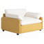 Fauteuil surdimensionné en chenille simple, fauteuil d'appoint large et profond, fauteuil rembourré moderne et confortable, canapé-lit avec coussins pour le salon-241809850