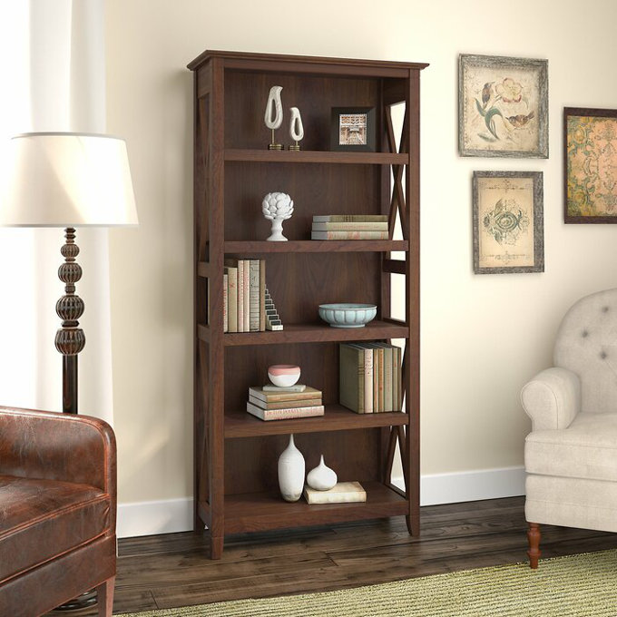 Huckins Bookcase - Bing Cherry