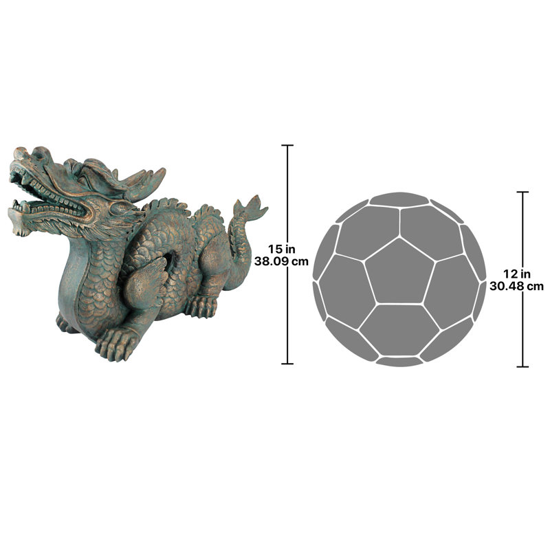 Statue asiatique du dragon asiatique