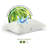 Memory Foam Cluster Bed Pillow with Rayon from Bamboo Infused Cover