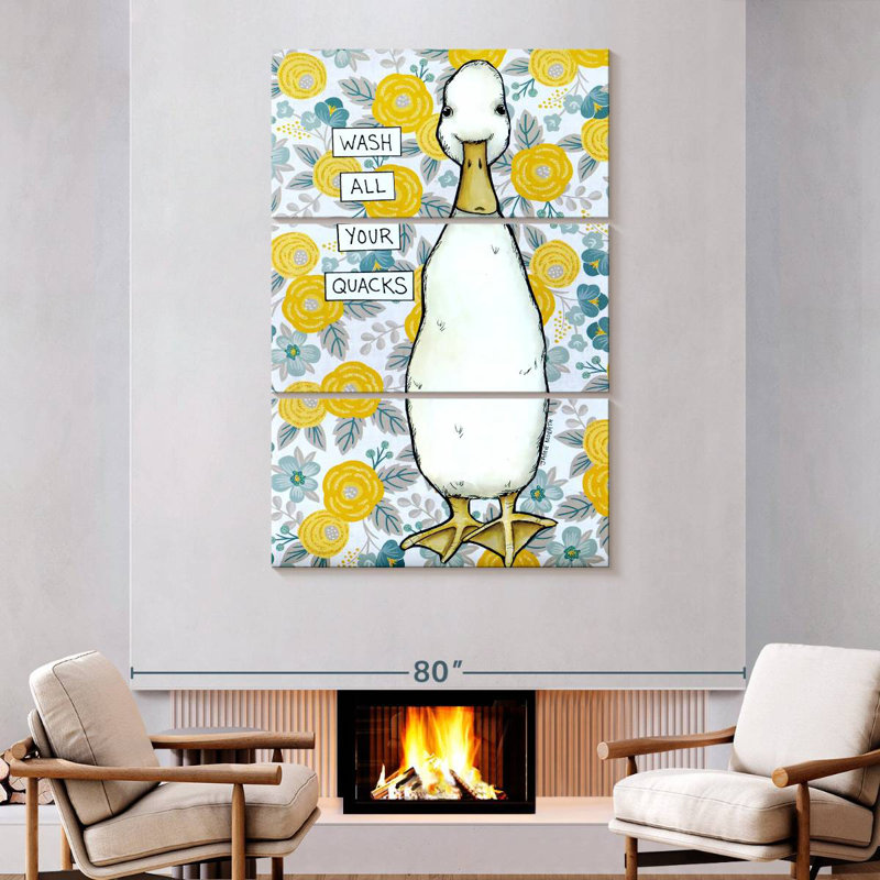 Brampt Quacks, 74" H x 48" W