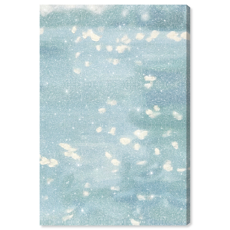 Lights on the Water I Canvas Abstract Print by Oliver Gal, Black Frame, 10 x 15, 15"H x 10"W, Canvas Unframed