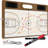 Basketball Dry Erase Board For Coaches 15x10.5 Double Sided