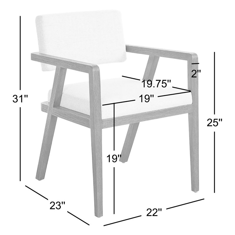 Chaise de salle à manger moderne, Gris