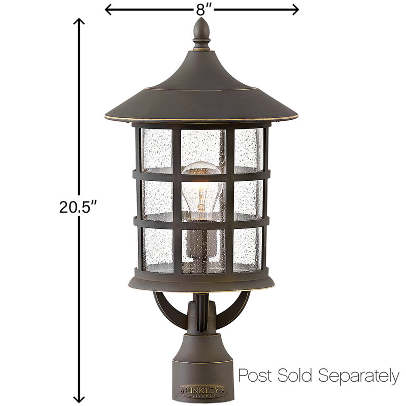 Freeport Outdoor 1-Light Lantern Head, Oil Rubbed Bronze