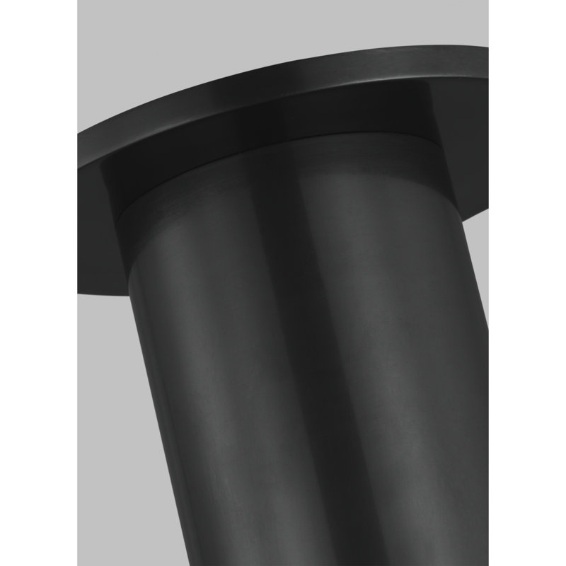 Ebell 1 - Light LED Flush Mount, Dark Bronze
