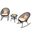 Chaise berçante d'extérieur avec coussins Baum-1227984767