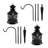 Garceau Metal Lantern with Shepherd's Hook - 2 Count