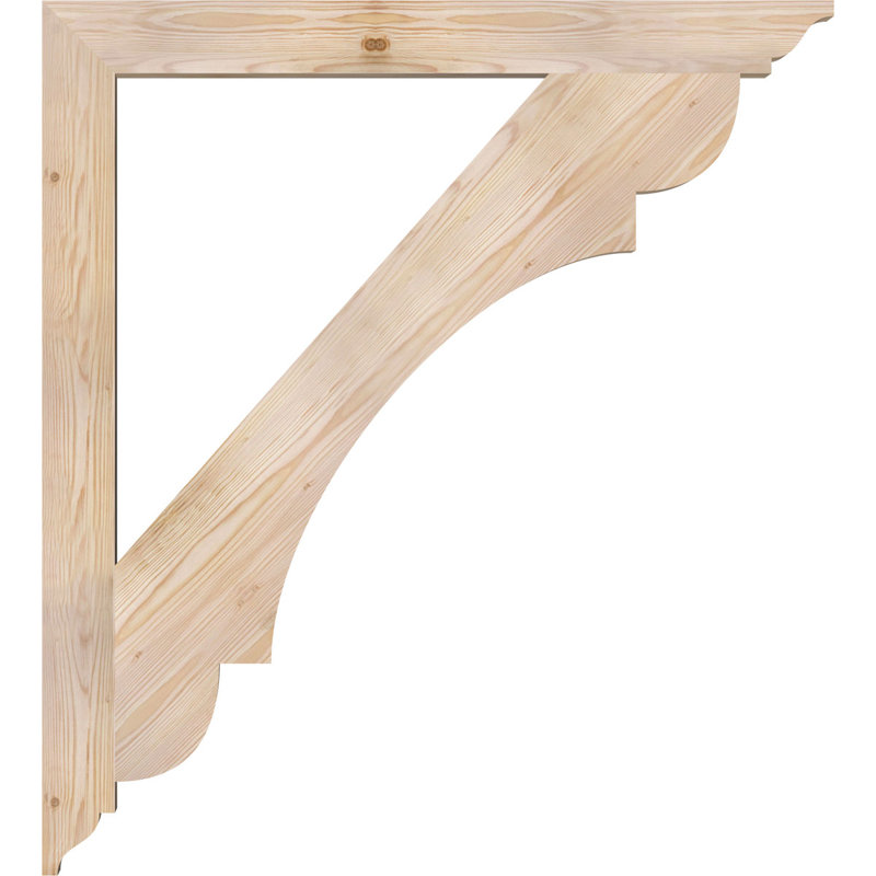 Support olympique traditionnel, Douglas (lisse), 42" H x 3.5" W x 38" D