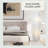 Lydell 50'' White Torchiere Floor Lamp Set
