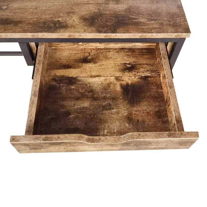 Evynne Metal Base Writing Desk