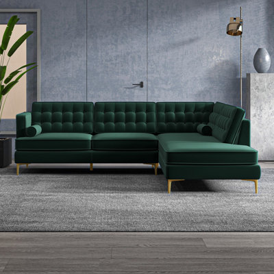 Shweta Upholstered L-Shaped Sectional