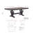 Carnanee Jaiden Butterfly Leaf Rubber Solid Wood Trestle Dining Table