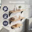 Solid Wood, Paulownia Wood Floating Shelf
