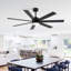 Ventilateur de plafond moderne de 62 pouces avec lumière et télécommande, éclairage DEL 3CCT, moteur CC réversible à 6 vitesses, minuterie, pales en bois double face, tiges de suspension de 6 ou 12 pouces-2060834911