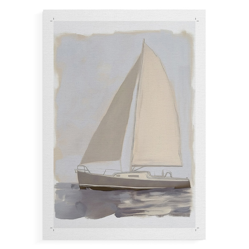 NAUTICAL Series CL XXV - Impression sur toile seulement - NON CADRE, H 18 po x l 12 po